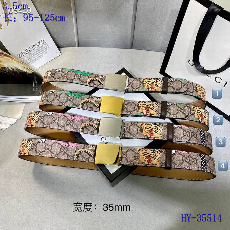 Gucci belt 35mm 95-125cm 8L01